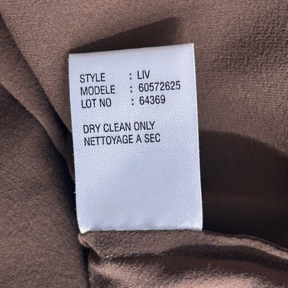 Theory Y2k‎ Babydoll Dress Brown 10 - Picture 12 of 14